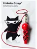 Red Latex Lady Karada Kinbaku Charm on display card