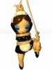 French Maid Lady One Leg Up Kinbaku Charm front