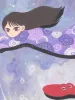 Chika Tanikawa Swimming Through Moonlit Nights - with AkaTako Original Painting (detail)