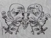 Katsuya Terada Ojiichan t-shirt Gray - detail