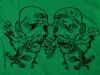 Katsuya Terada Ojiichan t-shirt Green - detail