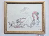 Makiko Sugawa Summer Beach Original Artwork (frame included)