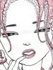 Makiko Sugawa Tako and Pearl Original Artwork (detail)