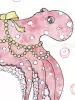 Makiko Sugawa Tako and Pearl Original Artwork (detail)