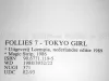 Romain Slocombe Tokyo Girl - publisher
