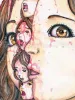 Shintaro Kago Funny Girl 96 original painting - detail
