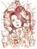 Shintaro Kago Erotic Original Painting 3