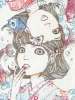 Shintaro Kago Tenugui Koi Fish - detail
