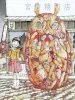Shintaro Kago t-shirt Miyazaki Butcher Shop - scanned image details
