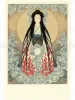 Takato Yamamoto postcard - Princess Shirayuki at Yashagaike II