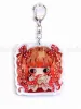 Tama AkaTako Acrylic Keychain - front side