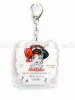 Tama AkaTako Acrylic Keychain - back side