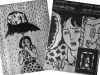 Toshio Saeki Black and White Print Set - front and back of envelope
