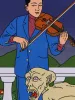 Toshio Saeki print Gekkyou (detail)