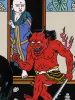 Toshio Saeki print Yotogijizo (detail)