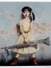 Trevor Brown Machine Gun Girl print