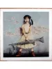 Trevor Brown Machine Gun Girl print