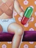 Trevor Brown Pill Baby original painting (detail)